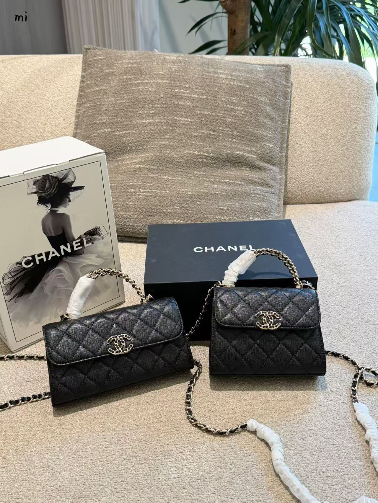CHANE1 kellyチェーンハンドル・ハンドバッグ【50％割引+送料無料】