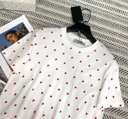 FEND1 レッドハートTシャツ【50％割引+送料無料】