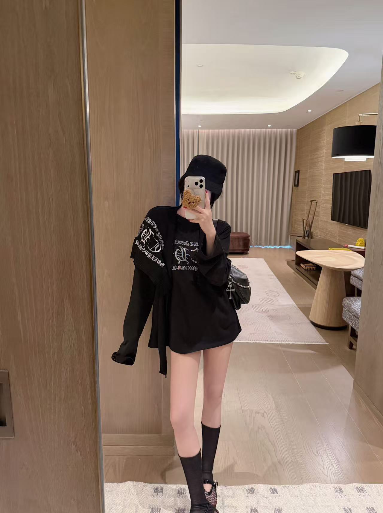 Chr0me Heartsのスカーフ＋長袖Tシャツ【50％割引+送料無料】