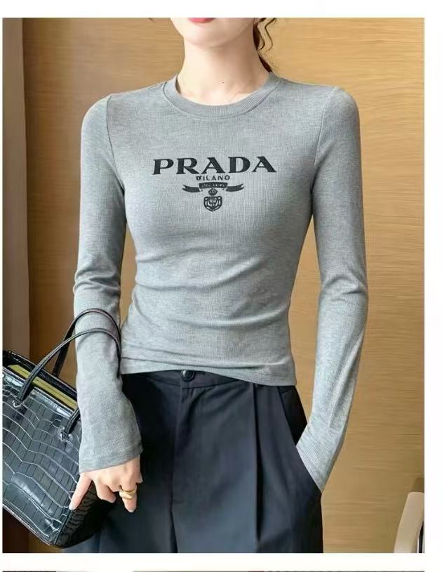 PR4DA シンプルレター長袖Tシャツ【50％割引+送料無料】