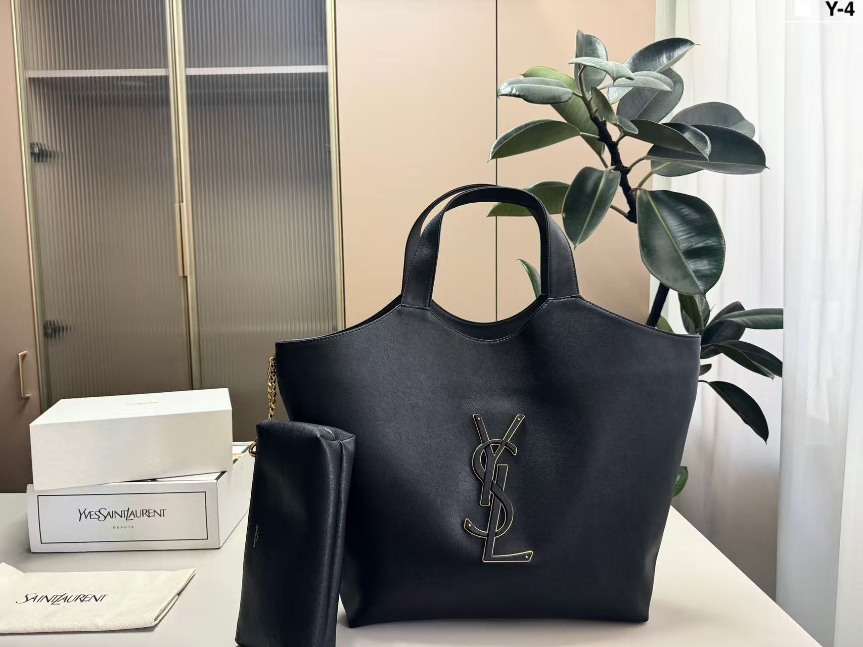 YSLレザー トートバッグ【50％割引+送料無料】