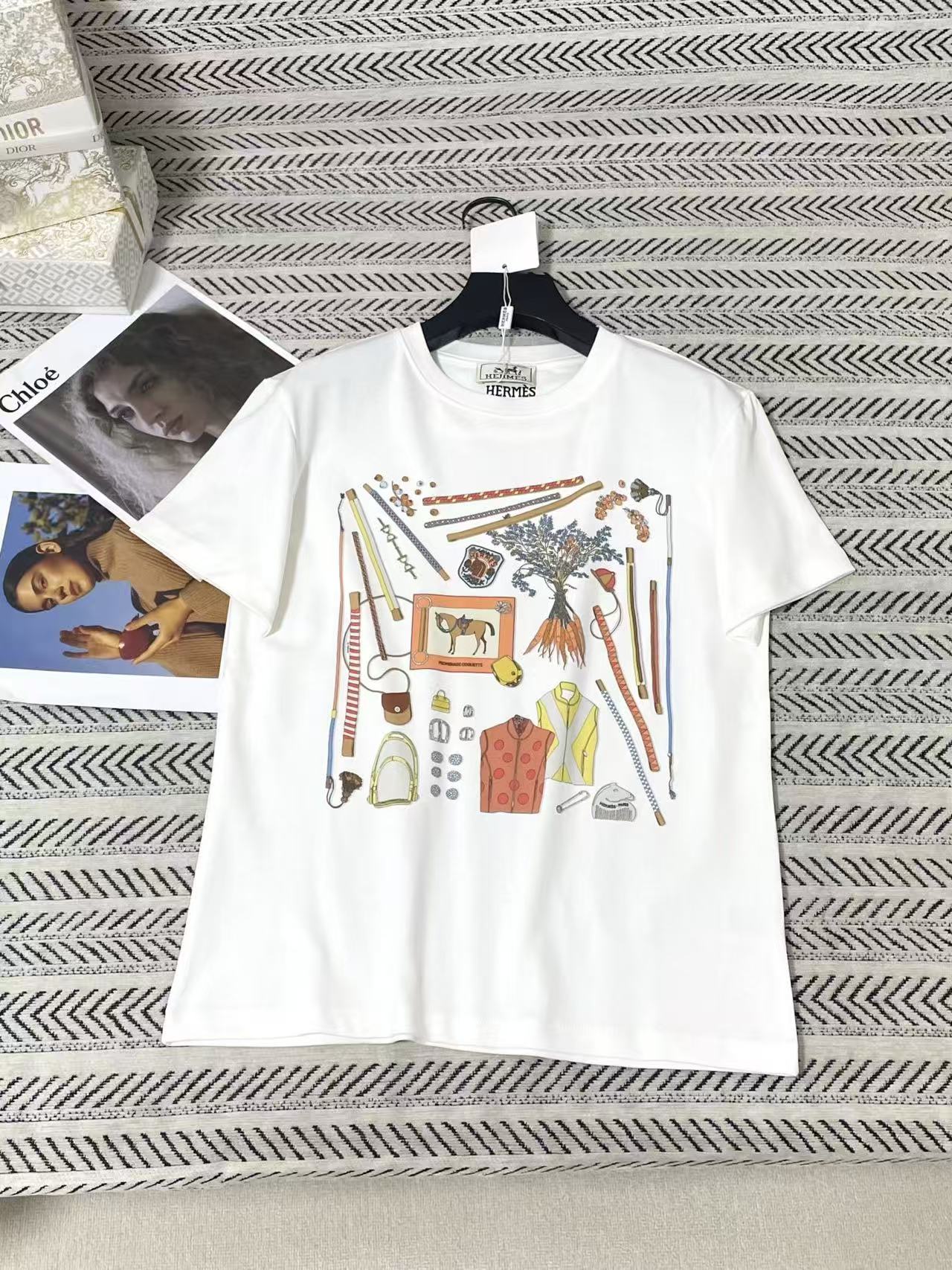 HERME5 プリントTシャツ【50％割引+送料無料】