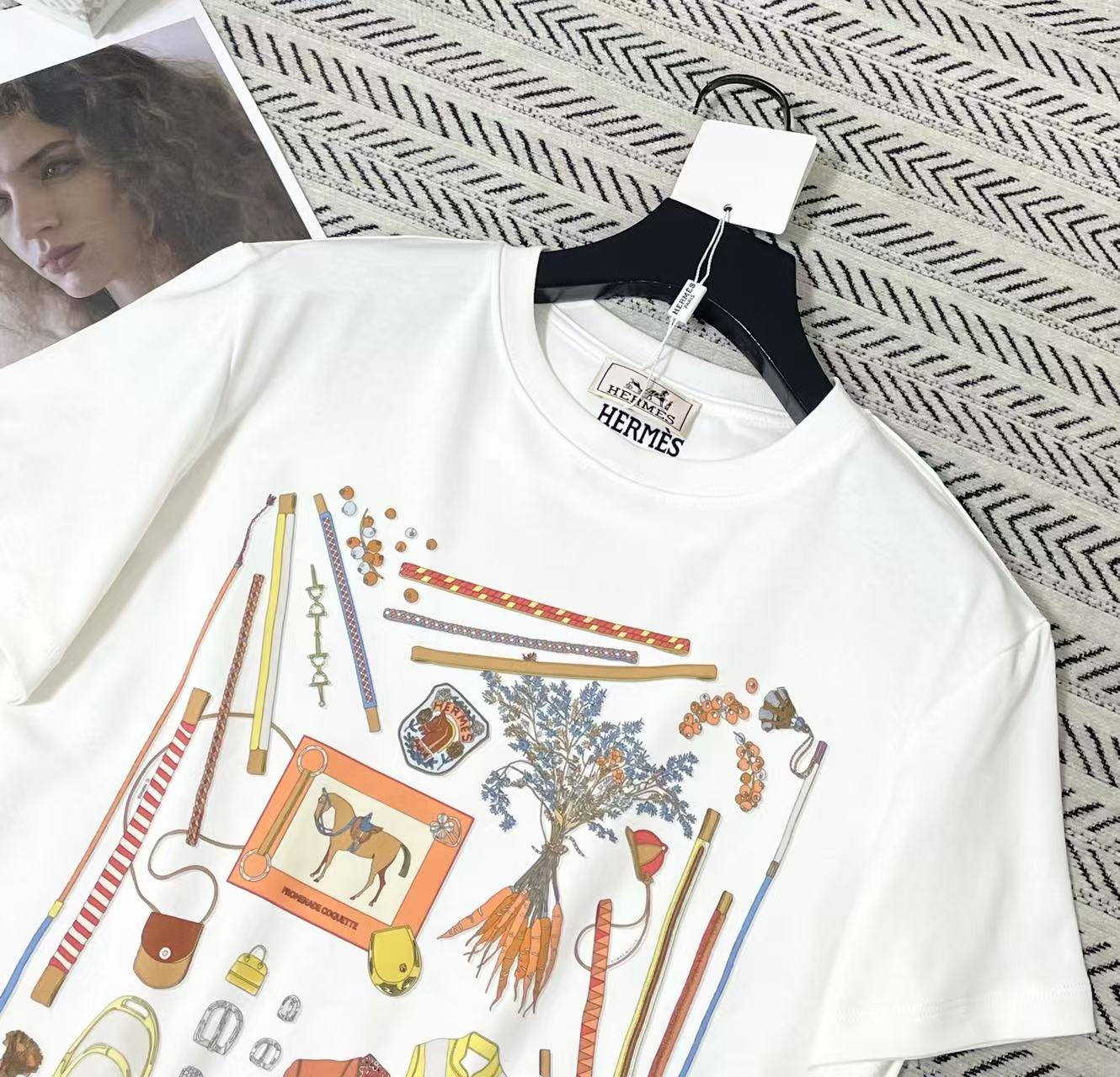HERME5 プリントTシャツ【50％割引+送料無料】