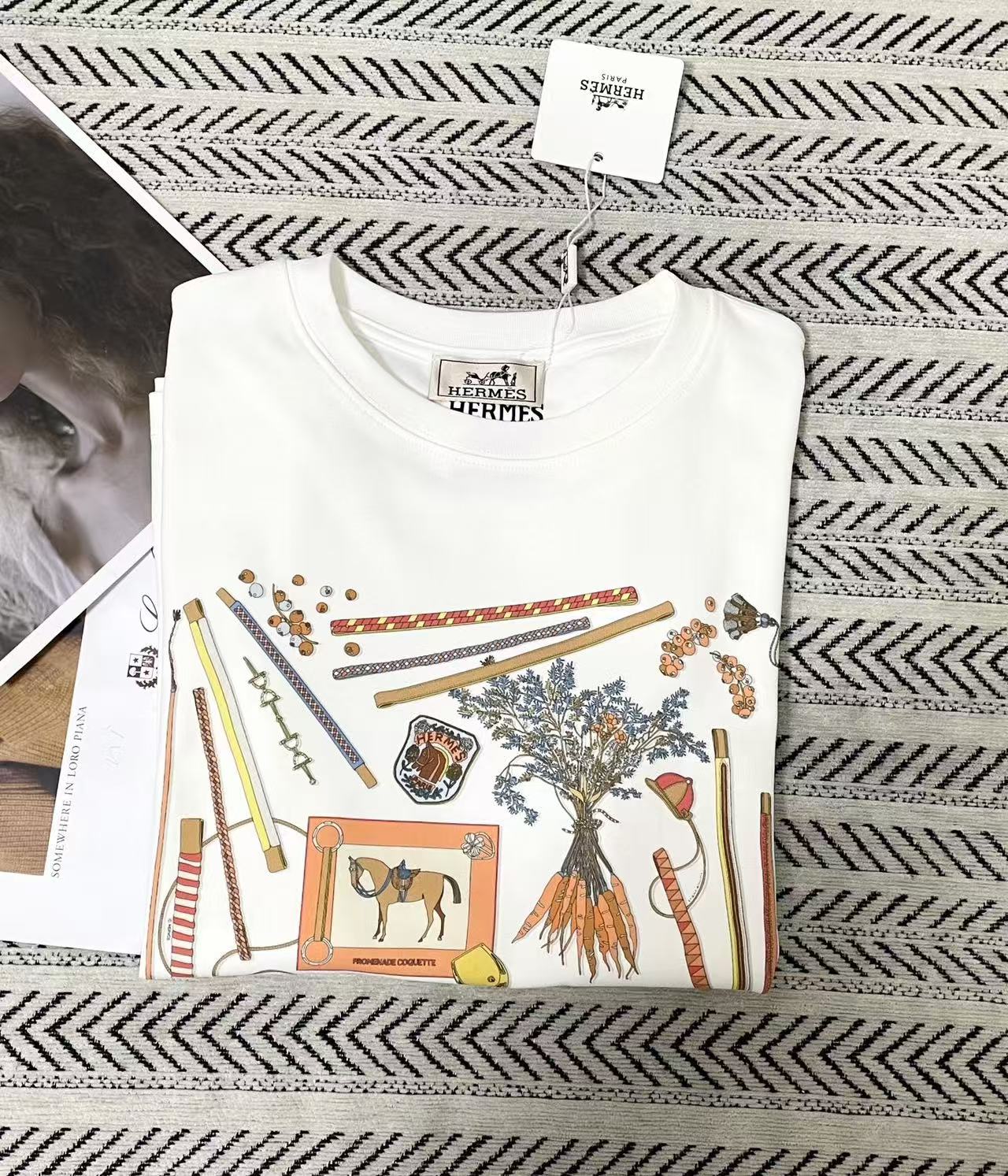 HERME5 プリントTシャツ【50％割引+送料無料】