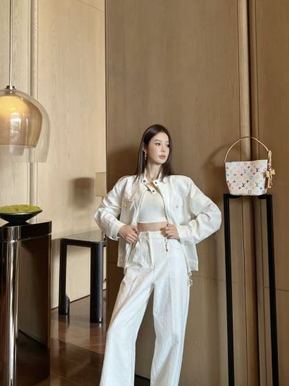 GUCCI ジャカード ジップアップジャケット＆パンツ セットアップ【50％割引+送料無料】