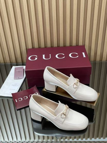 GUCC1 高品質ホースビットハイヒール【50％割引+送料無料】