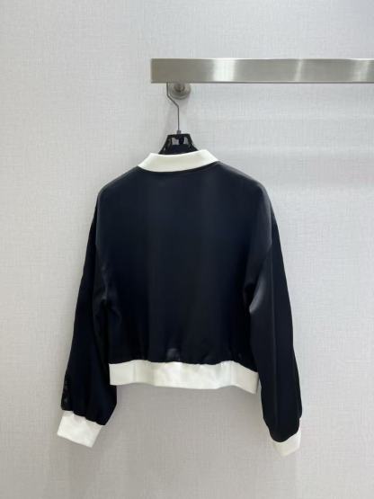 LVプリント柄ジップアップジャケット【50％割引+送料無料】