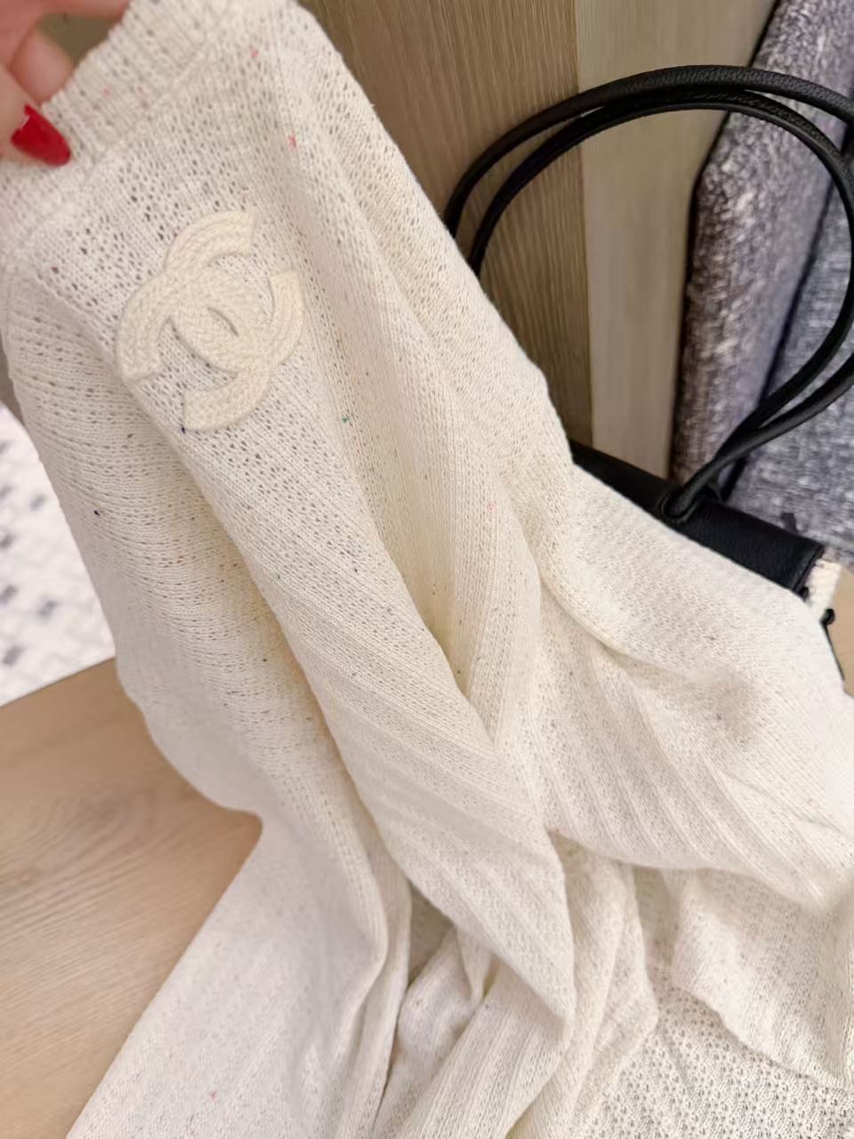 CHANE1 ダブルC ウールセーター【50％割引+送料無料】