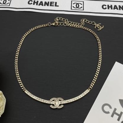 CHANEL ダブルC ダイヤモンドネックレス【50％割引+送料無料】