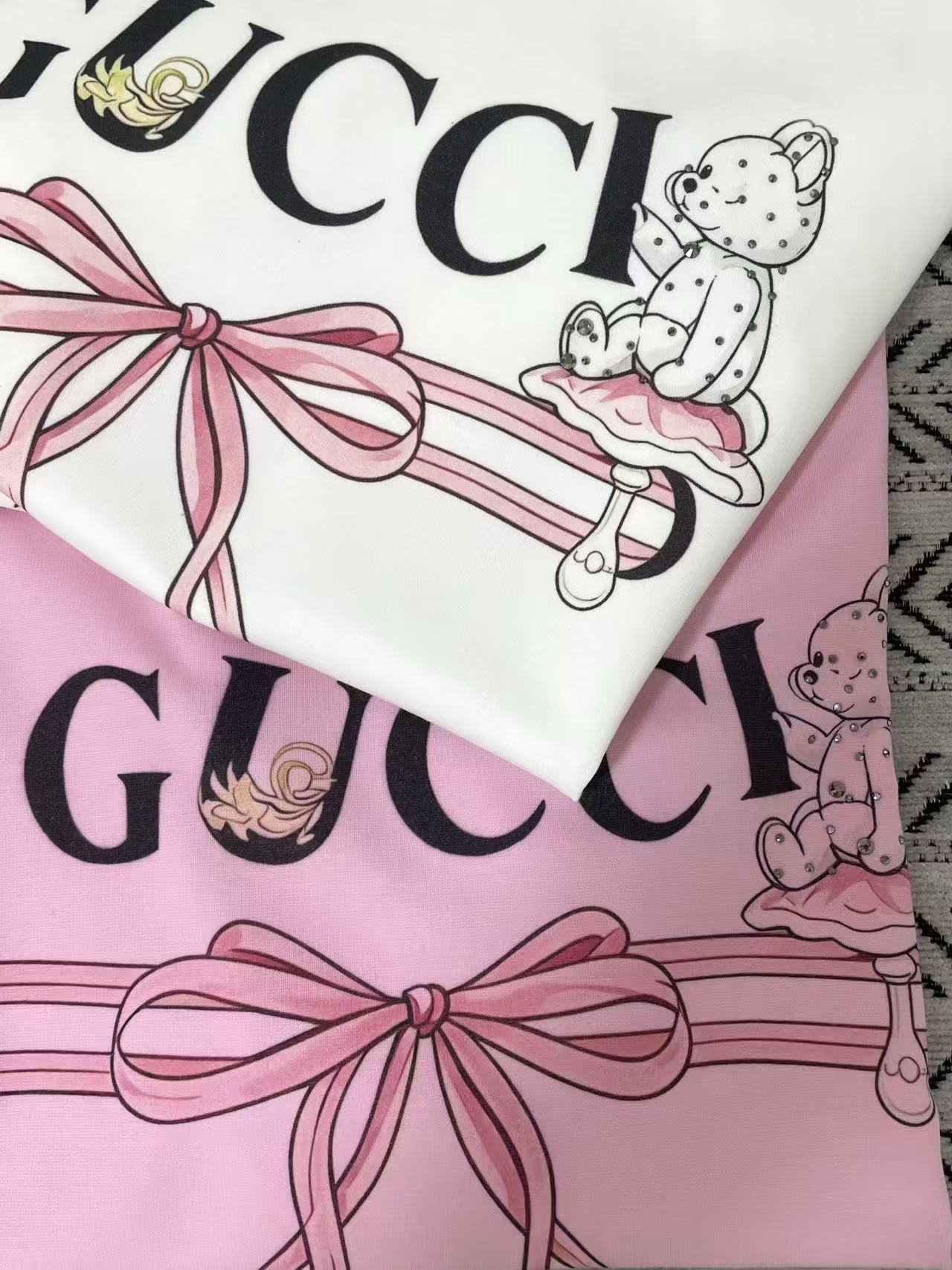 GUCC1 ベアレターTシャツ【50％割引+送料無料】
