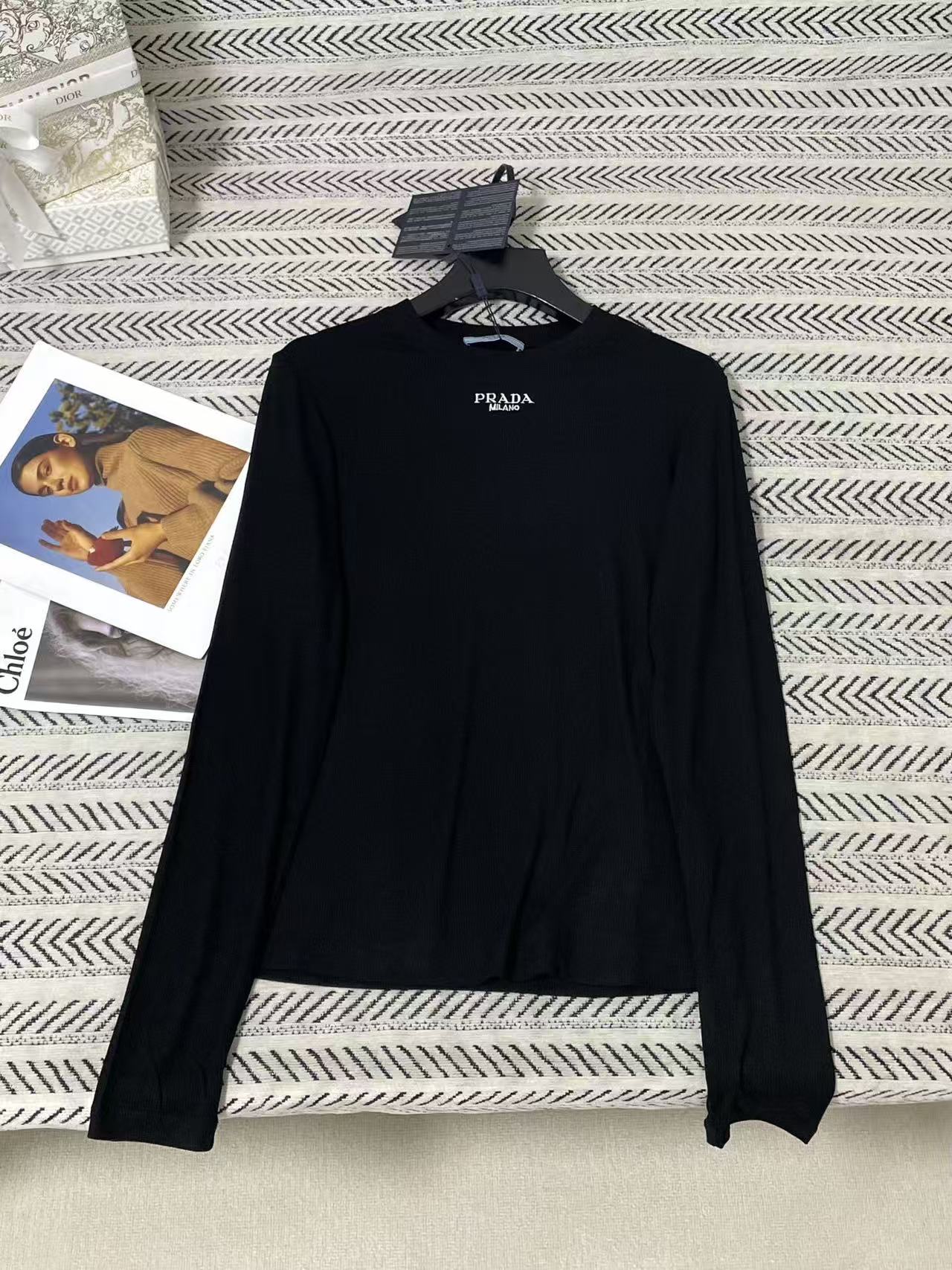 PR4DA 三角ロゴ長袖Tシャツ【50％割引+送料無料】