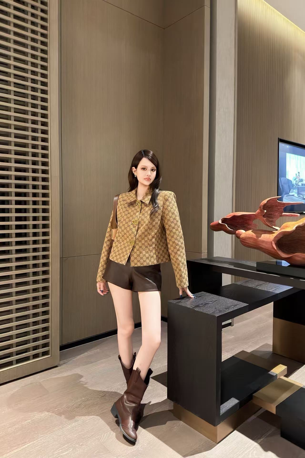 GUCCI ジャカードボタンジャケット【50％割引+送料無料】