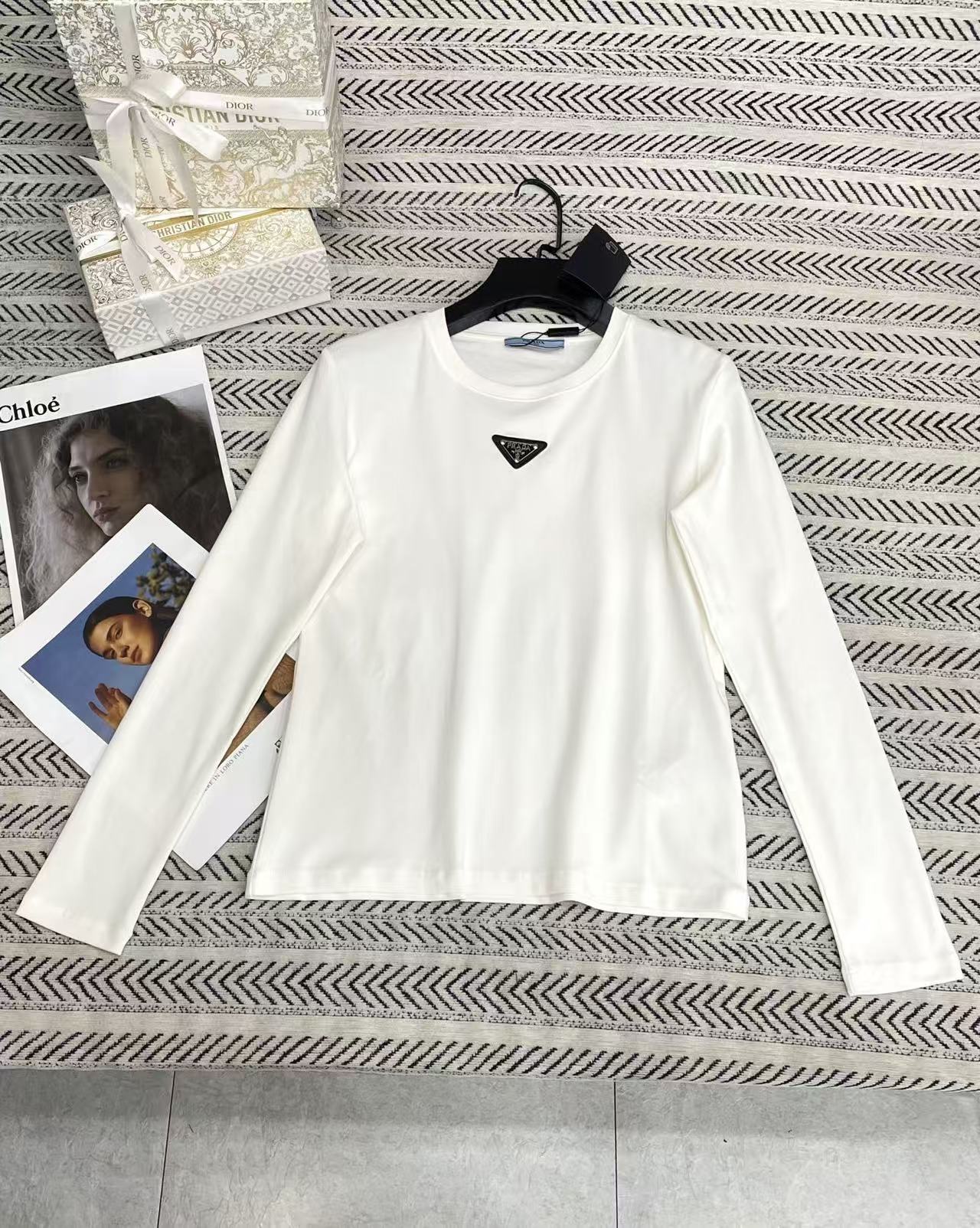 PR4DA トライアングルロゴ長袖Tシャツ【50％割引+送料無料】