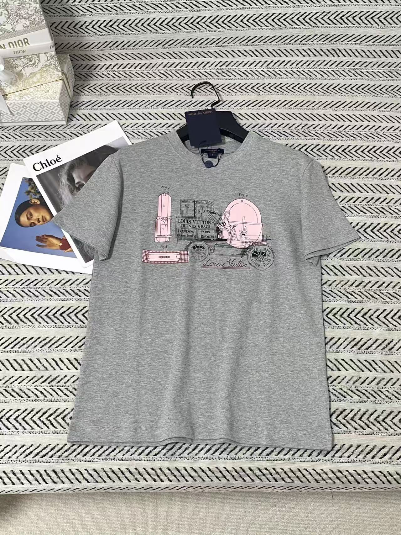 LV カーロゴTシャツ【50％割引+送料無料】
