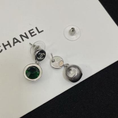 CHANE1 ダブルC ダイヤモンドスタッドピアス【50％割引+送料無料】