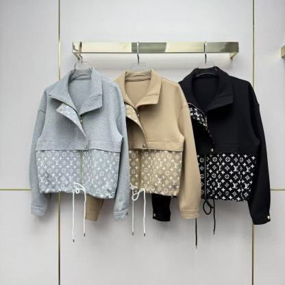 LV ジップアップ・プリントジャケット【50％割引+送料無料】