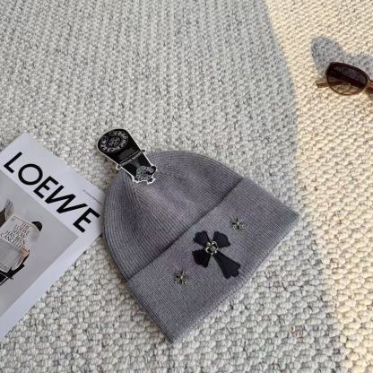 Chrome Hearts ウールニット帽【50％割引+送料無料】