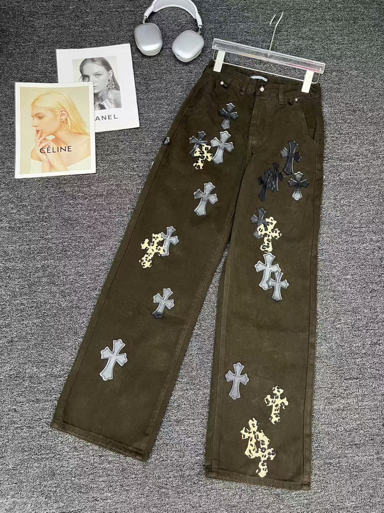 Chrome Hearts 十字架デニムパンツ【50％割引+送料無料】