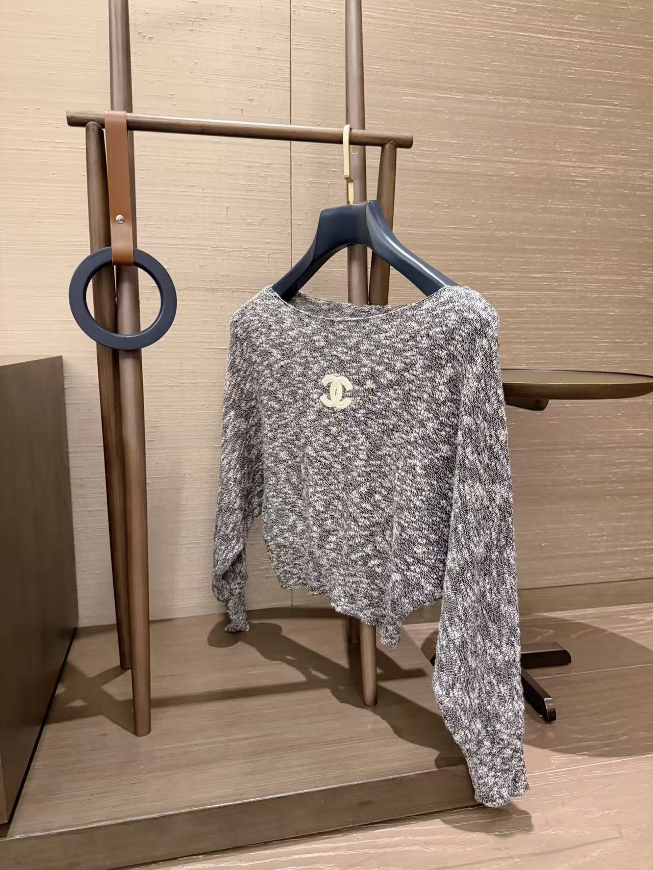 CHANE1 シンプルダブルCセーター【50％割引+送料無料】