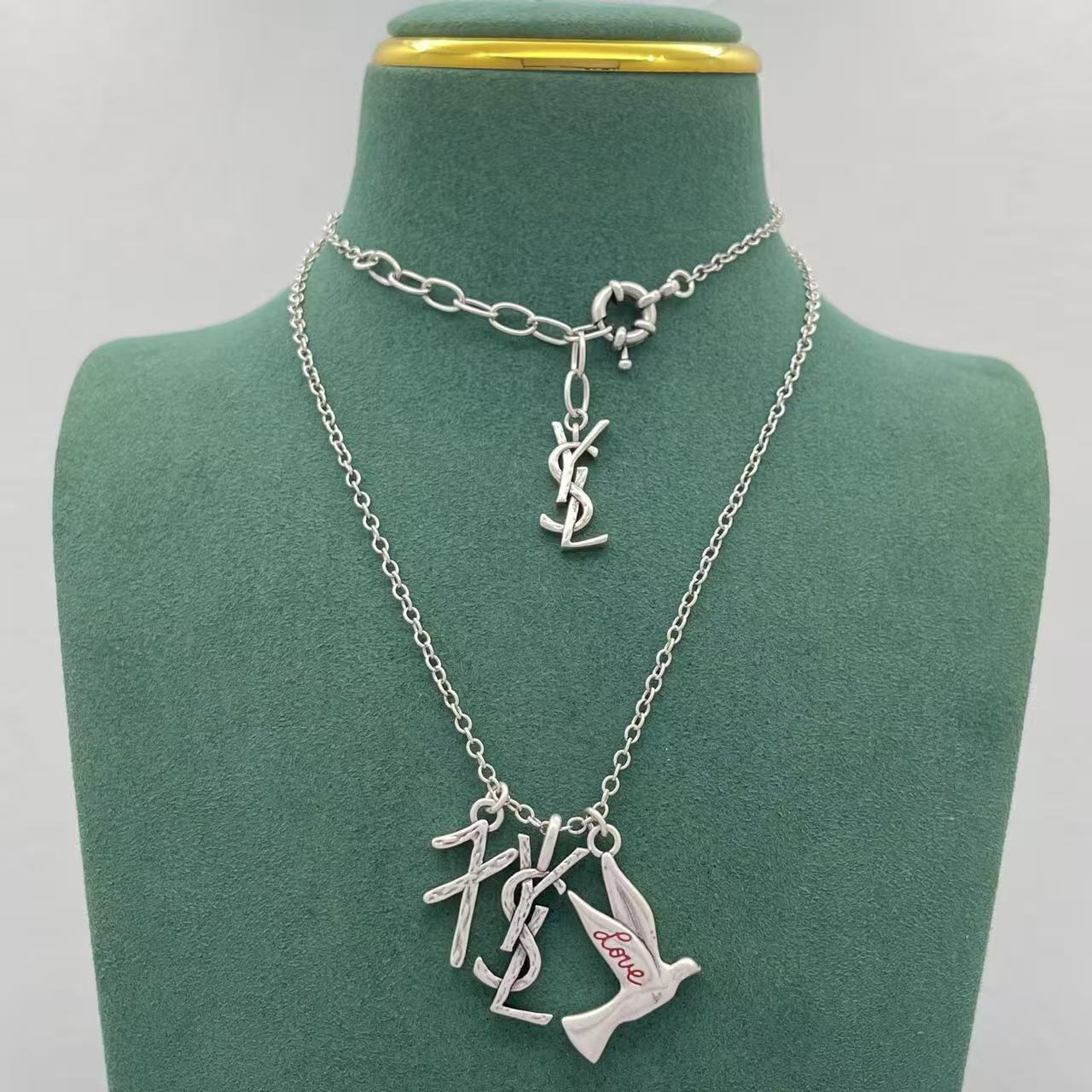 YSL 小鳥のネックレス【50％割引+送料無料】