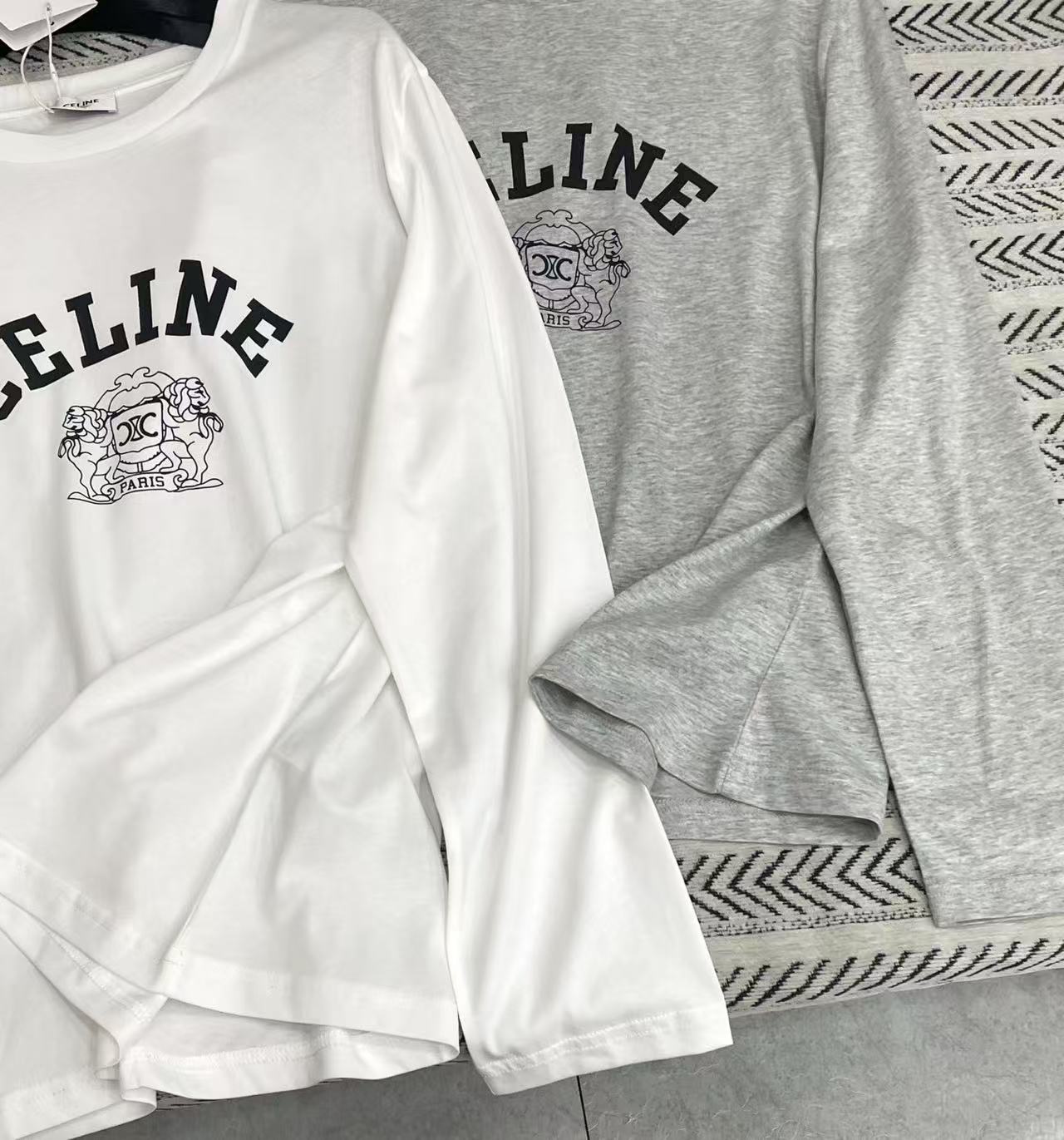 CEL1NE レター長袖Tシャツ【50％割引+送料無料】