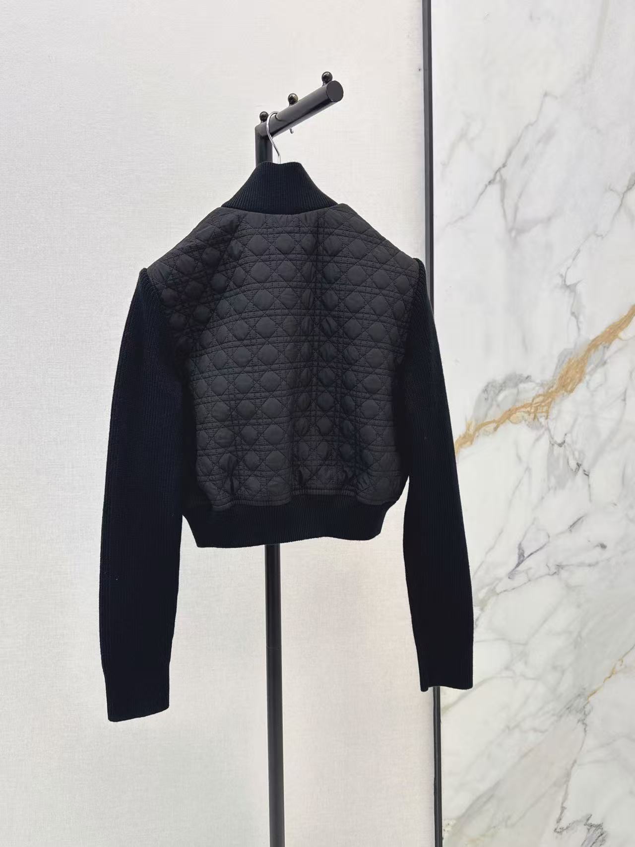 DIOR 格子柄スタンドカラージャケット【50％割引+送料無料】