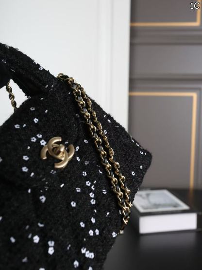 CHANEL スパンコール チェーンハンドバッグ【50％割引+送料無料】