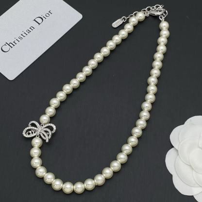CHANEL ダイヤモンド＆パール ブレスレット＋ネックレス 2点セット【50％割引+送料無料】