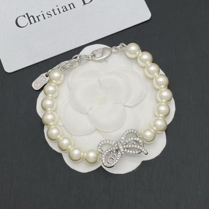 CHANEL ダイヤモンド＆パール ブレスレット＋ネックレス 2点セット【50％割引+送料無料】