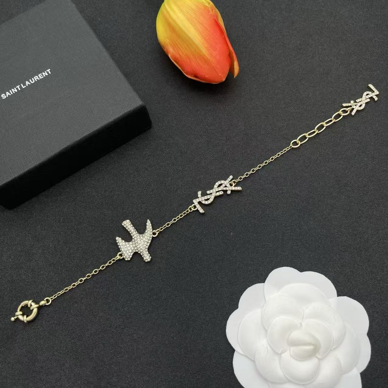 YSL ダイヤモンドブレスレット【50％割引+送料無料】