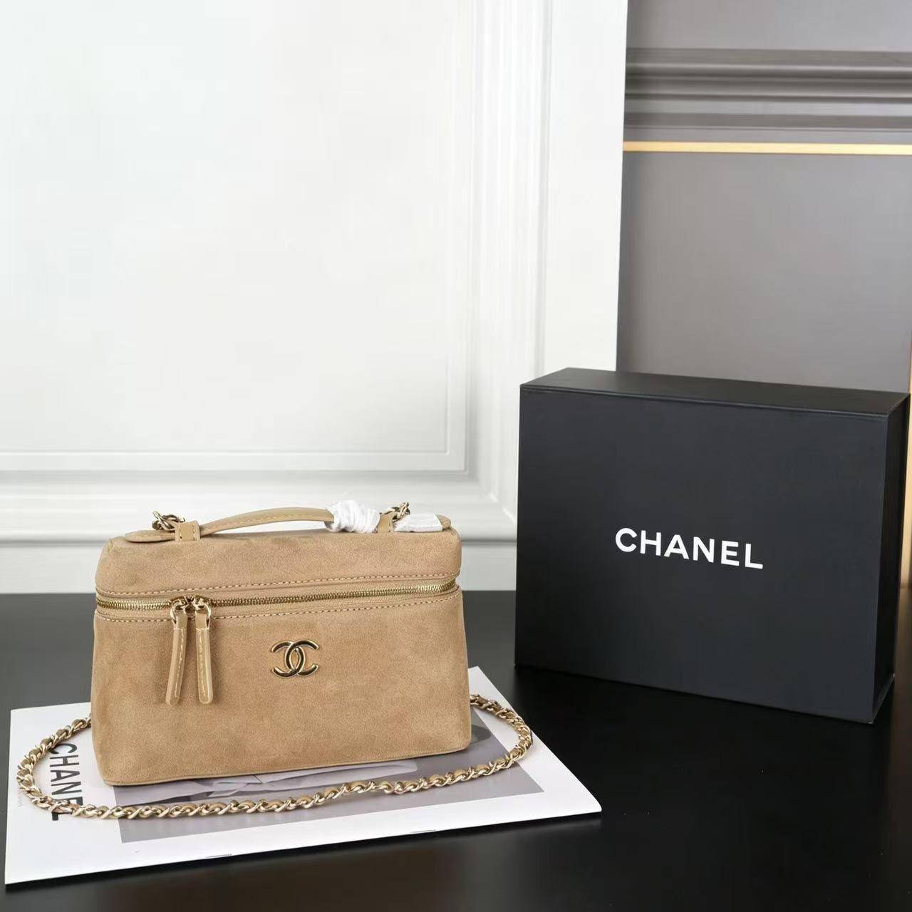 CHANE1 鹿革チェーンバッグ【50％割引+送料無料】