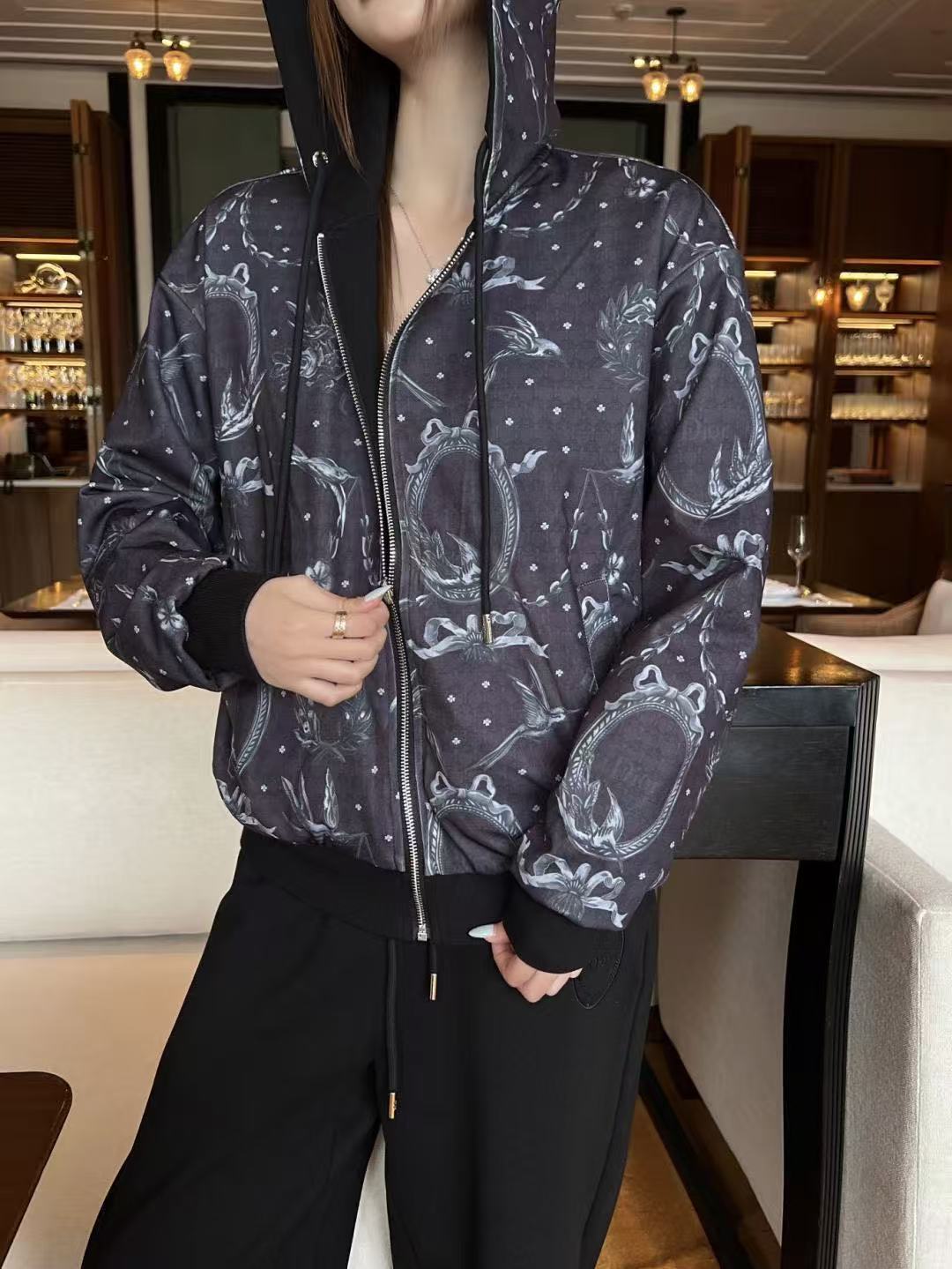 DIOR 両面プリント ジャケット＆パンツ セットアップ【50％割引+送料無料】