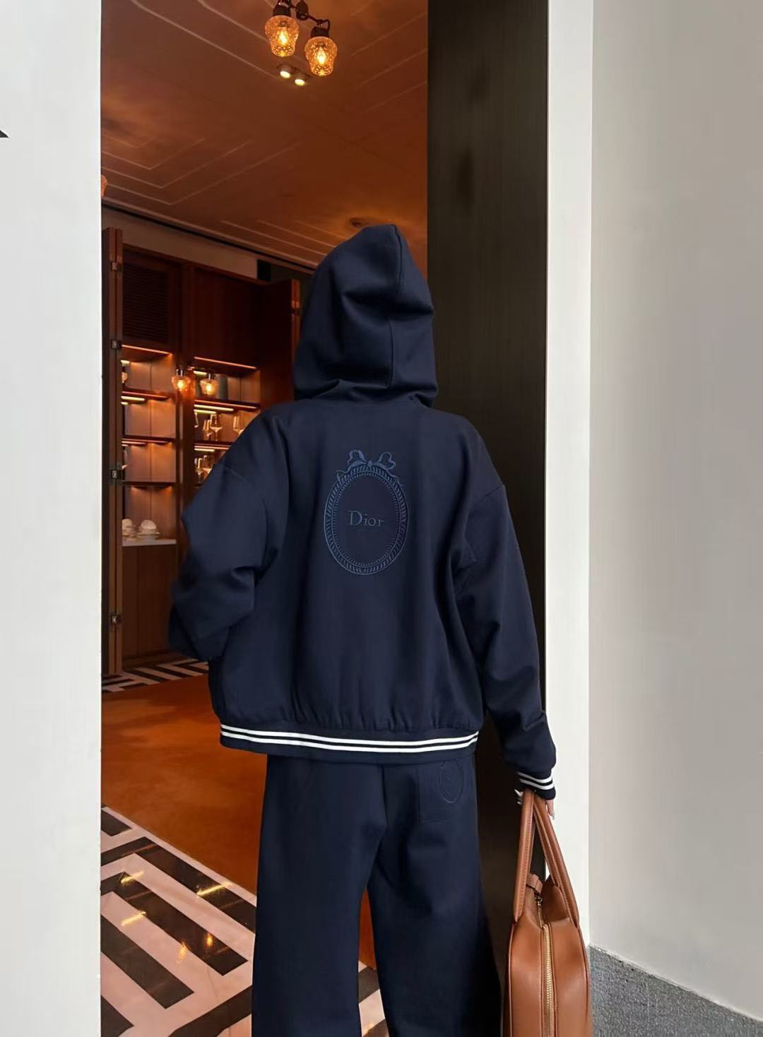 DIOR 両面プリント ジャケット＆パンツ セットアップ【50％割引+送料無料】