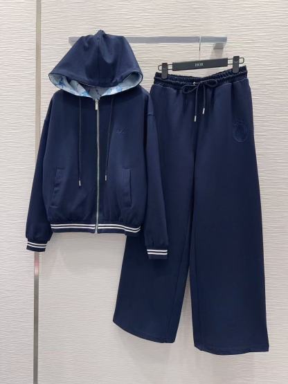 DIOR 両面プリント ジャケット＆パンツ セットアップ【50％割引+送料無料】