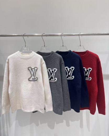 LV シンプルロゴセーター【50％割引+送料無料】