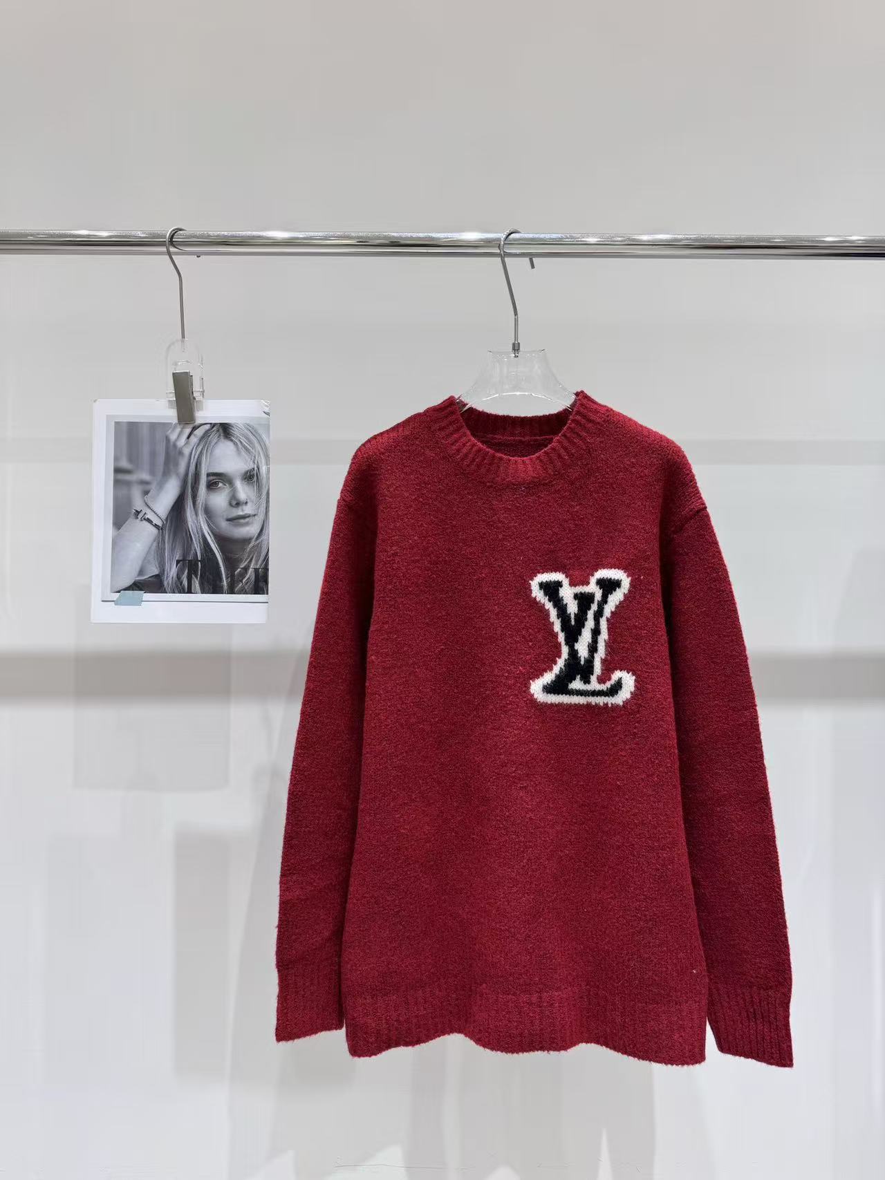LV シンプルロゴセーター【50％割引+送料無料】