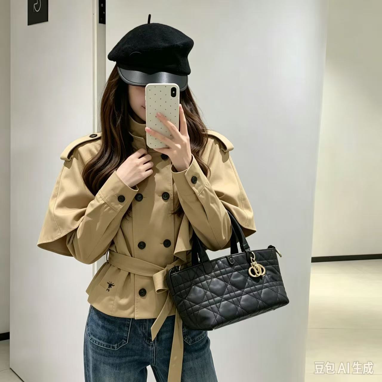 DIOR ケープコート【50％割引+送料無料】