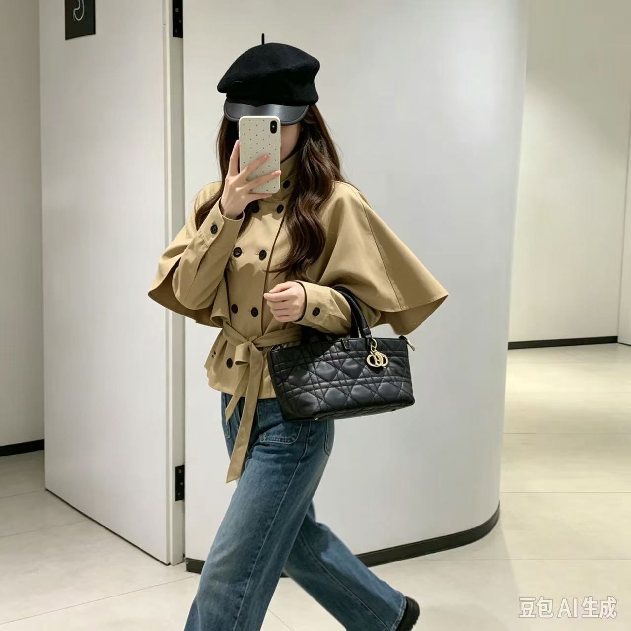 DIOR ケープコート【50％割引+送料無料】