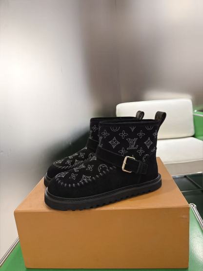 LV ハイクオリティ・プリント・スノーブーツ【50％割引+送料無料】