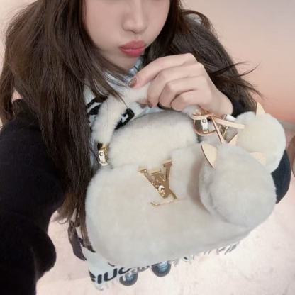 LV ウール製ハンドバッグ【50％割引+送料無料】