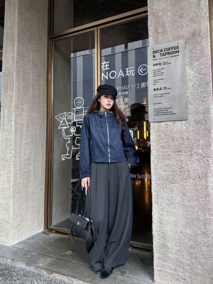 DIOR 刺繍ロゴ入りディアスキン・フーデッドジャケット【50％割引+送料無料】