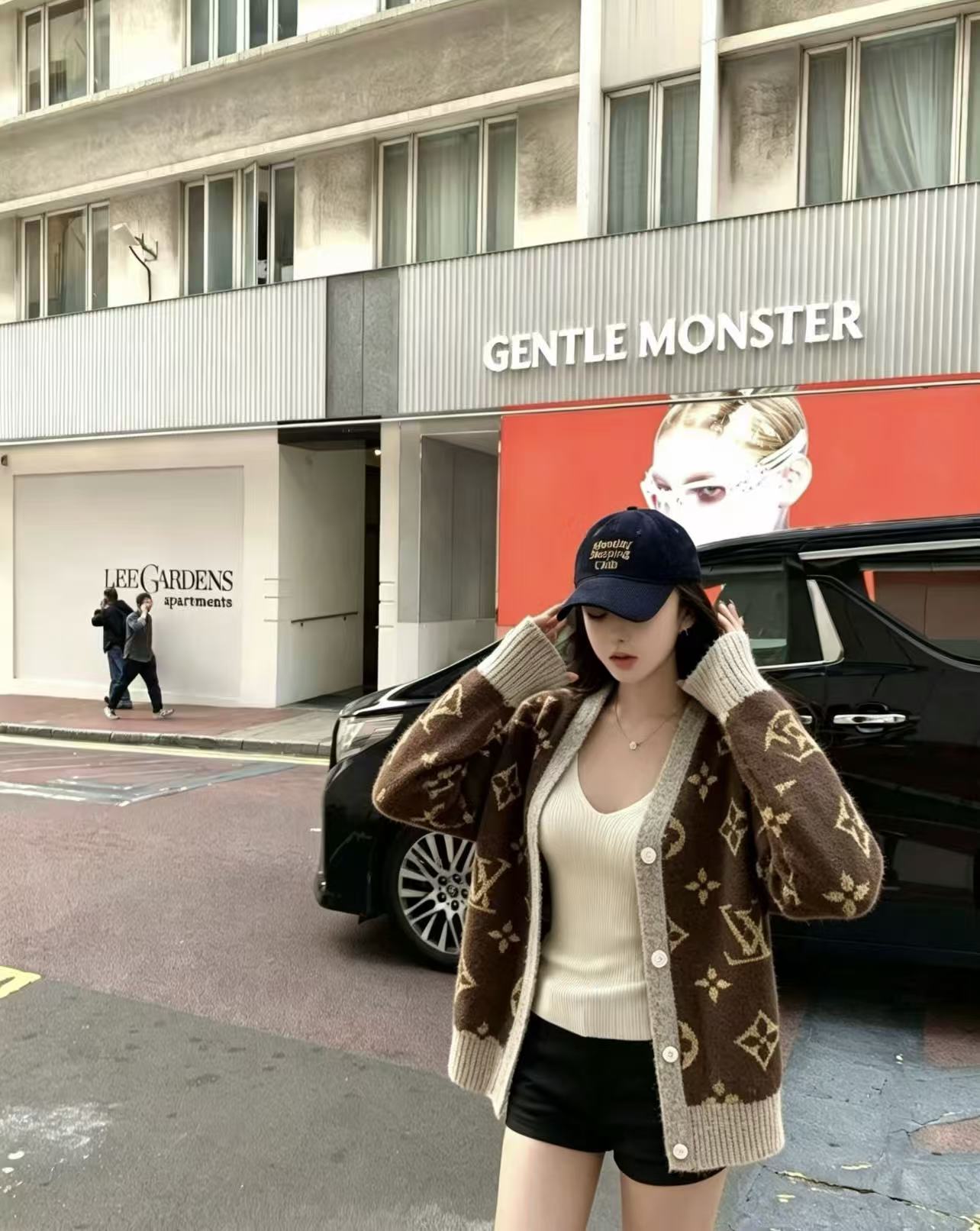 LV クローバー柄 ウールカーディガン【50％割引+送料無料】