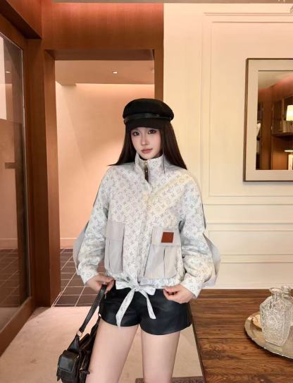 LV 2ポケット・プリントデニムジャケット【50％割引+送料無料】