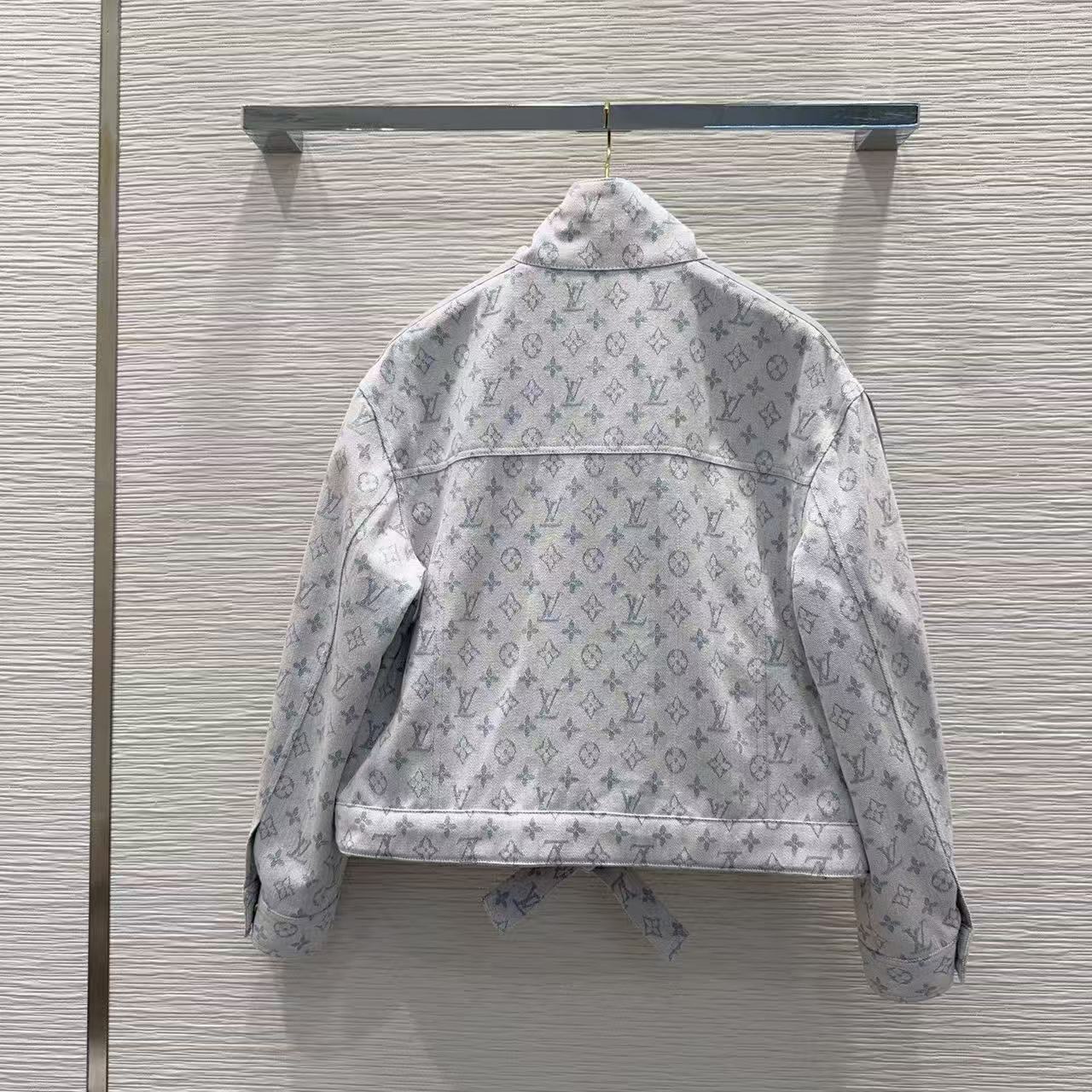 LV 2ポケット・プリントデニムジャケット【50％割引+送料無料】