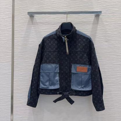 LV 2ポケット・プリントデニムジャケット【50％割引+送料無料】