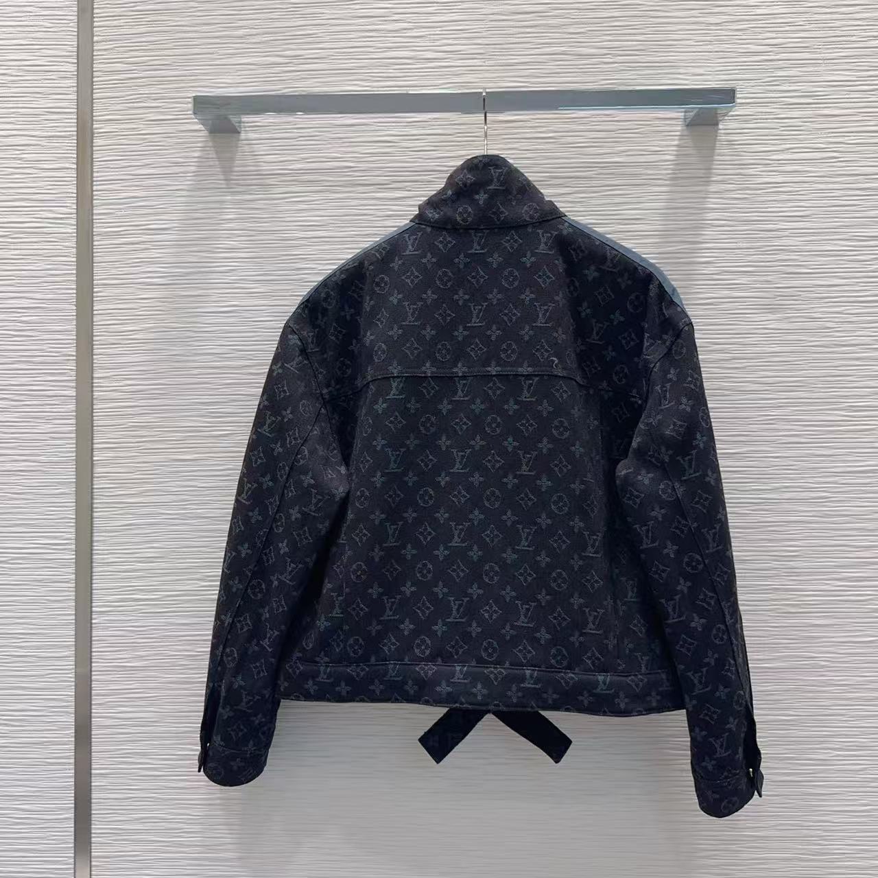 LV 2ポケット・プリントデニムジャケット【50％割引+送料無料】