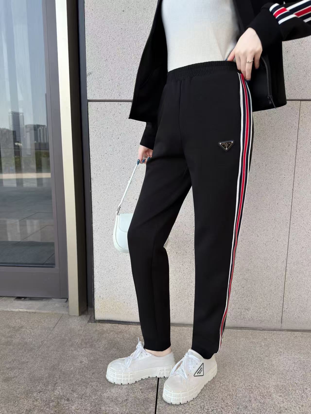 PR4DA 三角ロゴ・バイカラー・ジャケット＆パンツ セットアップ【50％割引+送料無料】