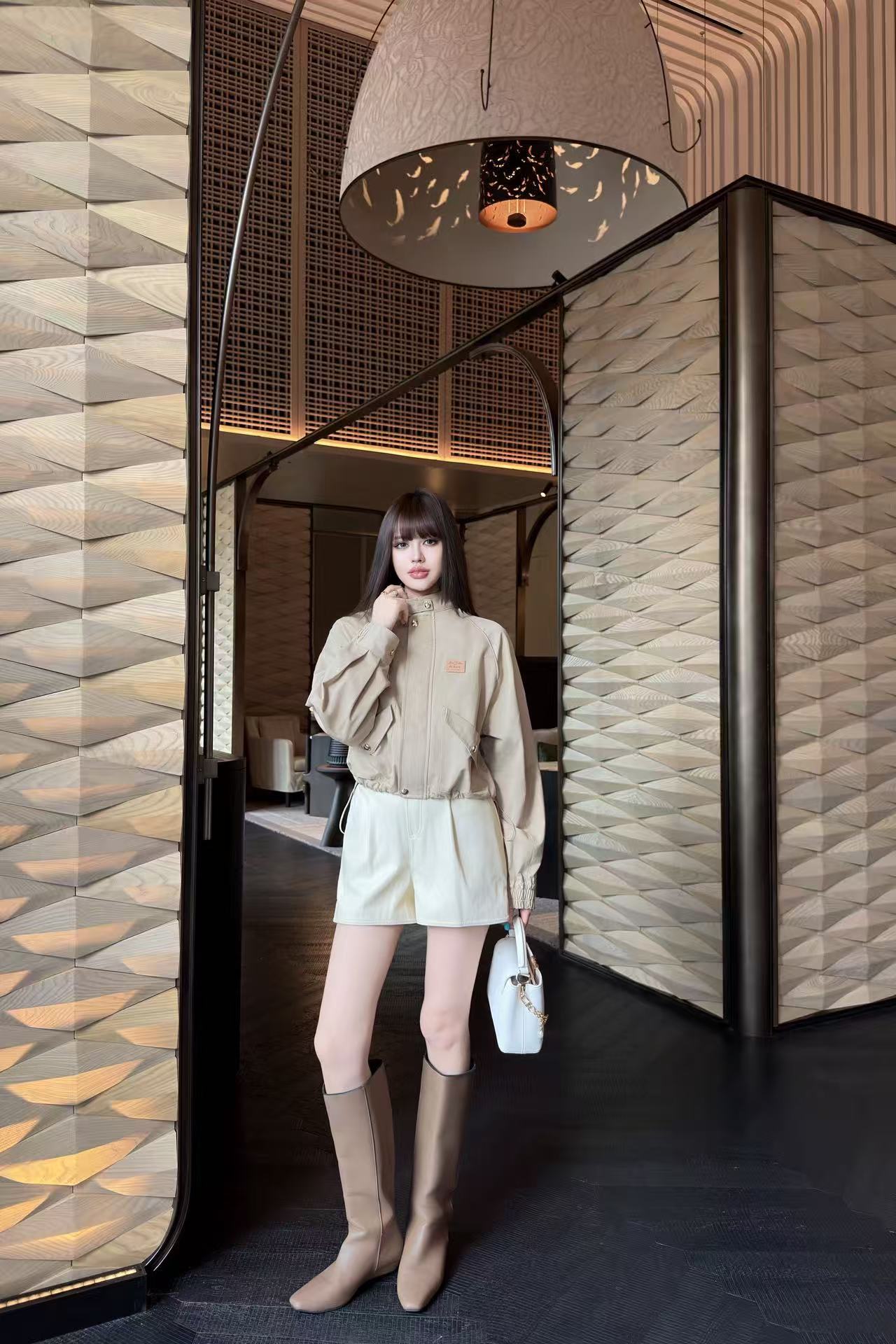 LV シンプルなボタン付きアウター【50％割引+送料無料】
