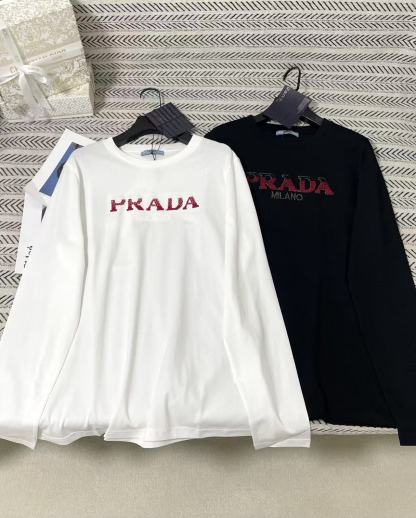 PR4DA グラデーションレター長袖Tシャツ【50％割引+送料無料】