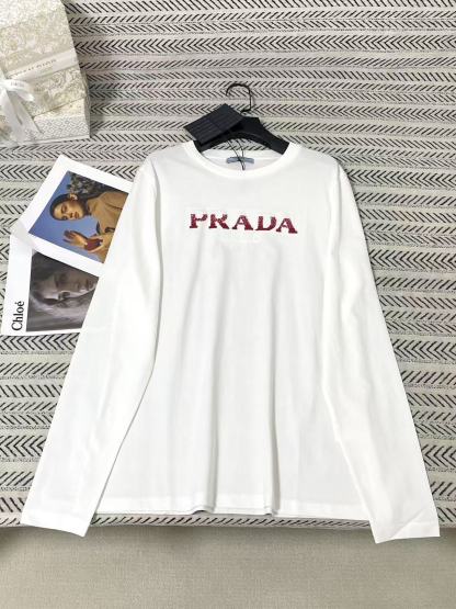 PR4DA グラデーションレター長袖Tシャツ【50％割引+送料無料】
